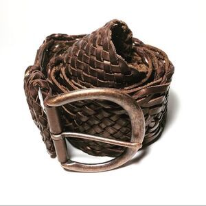 Banana Republic Genuine Leather Braided Belt.